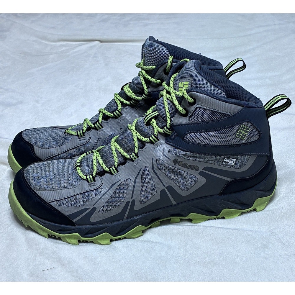 Columbia Grove Heights Mid Outdry Mens 10.5 Hiking Boots Gray YM0750-036